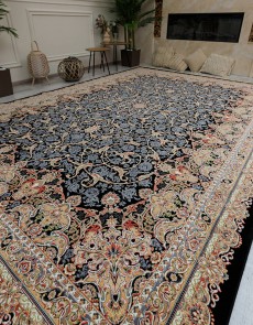 Перський килим Tabriz Highbulk G135-DBL Dark-Blue - высокое качество по лучшей цене в Украине.